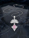 Silver Alessia Pendant with Chain