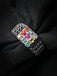 Silver Natural Certified Navratna Stone Nine gems Ring for Men and Boys