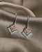 Silver Rosabella Drop Earrings