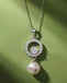 Silver Dante Pearl Pendant with Chain