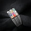 Silver Natural Certified Navaratna Stone Original 9 gems Ring for Men and Boys