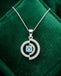 Silver Rici Sky Blue Pendant with Chain