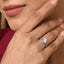 Silver Irina Stylish Solitaire Ring