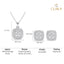 Silver Queen of Diamonds Jewellery Set