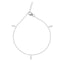 Silver Dainty Pearl Anklet Payal ( Single ) Chain