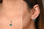 CLARA 925 Sterling Silver Bianca Pendant Earring Chain Jewellery Set 