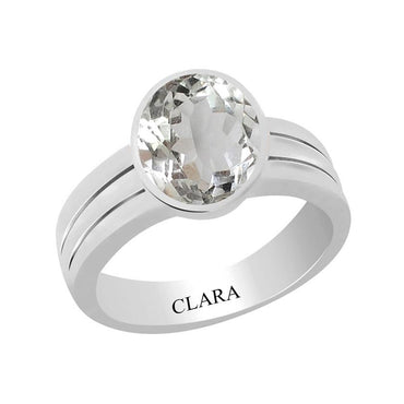 Certified Crystal Isphetic Stunning Silver Ring 7.5cts or 8.25ratti