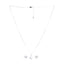 Silver Dainty Clover Jewellery Set