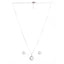 Silver Damsa Real Pearl Jewellery Set