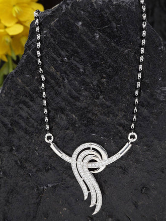 Silver Zoe Mangalsutra