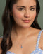Silver Freni Sky Blue Pendant with Chain