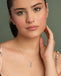 Silver Livia Solitaire Pendant with Chain