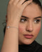 Silver Dante Pearl Adjustable Chain Bracelet