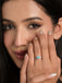 Silver Aegean Halo Ring