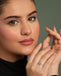 Silver Bianca Solitaire Finger Ring