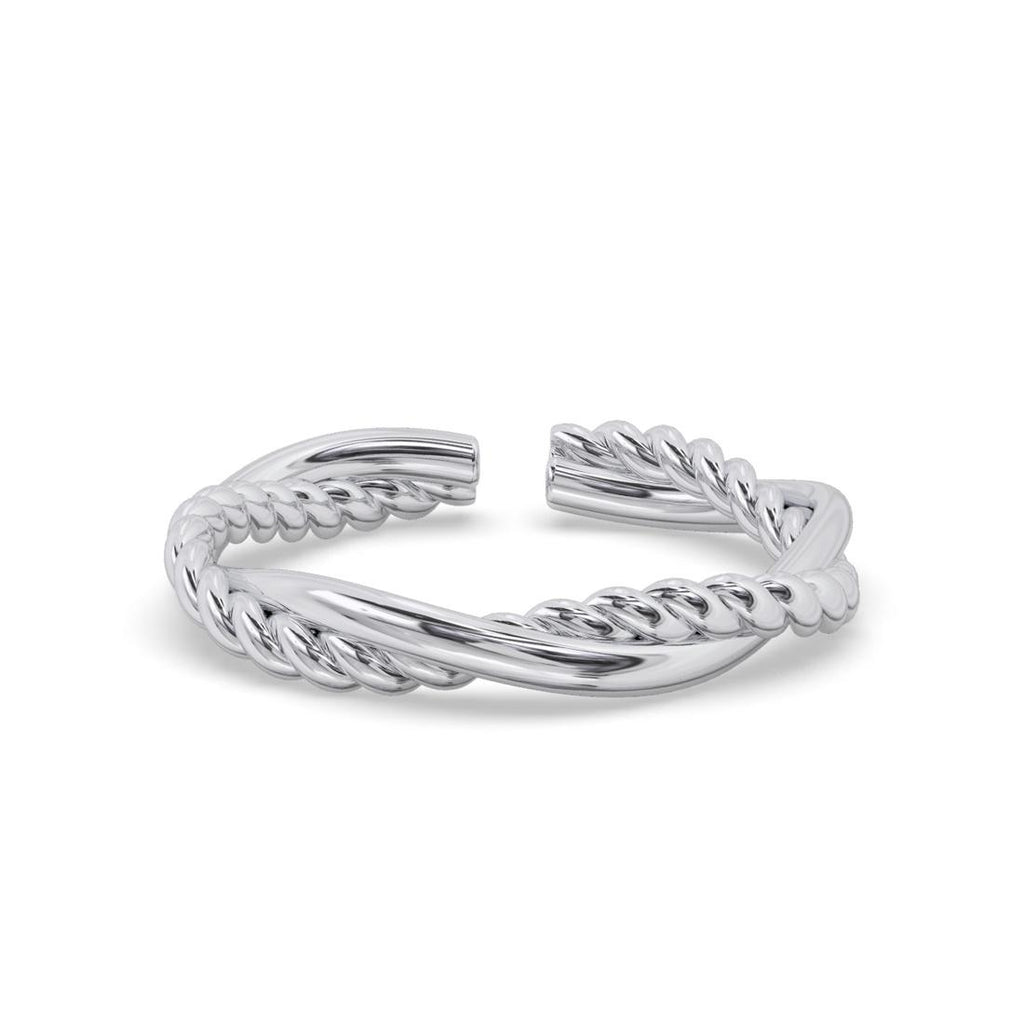 CLARA Pure 925 Sterling Silver Minimal Office Wear Finger Ring 