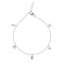 CLARA 925 Sterling Silver Charm Anklet Payal ( Single ) Adjustable Chain Gift for Women and Girls