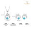 Silver Iconic Swan Jewellery Set