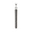Silver Pedro Men Pendant Necklace with Chain or without Chain