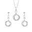 Silver Circle of Joy Jewellery Set 