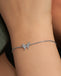 Silver Fia Butterfly Adjustable Chain Bracelet