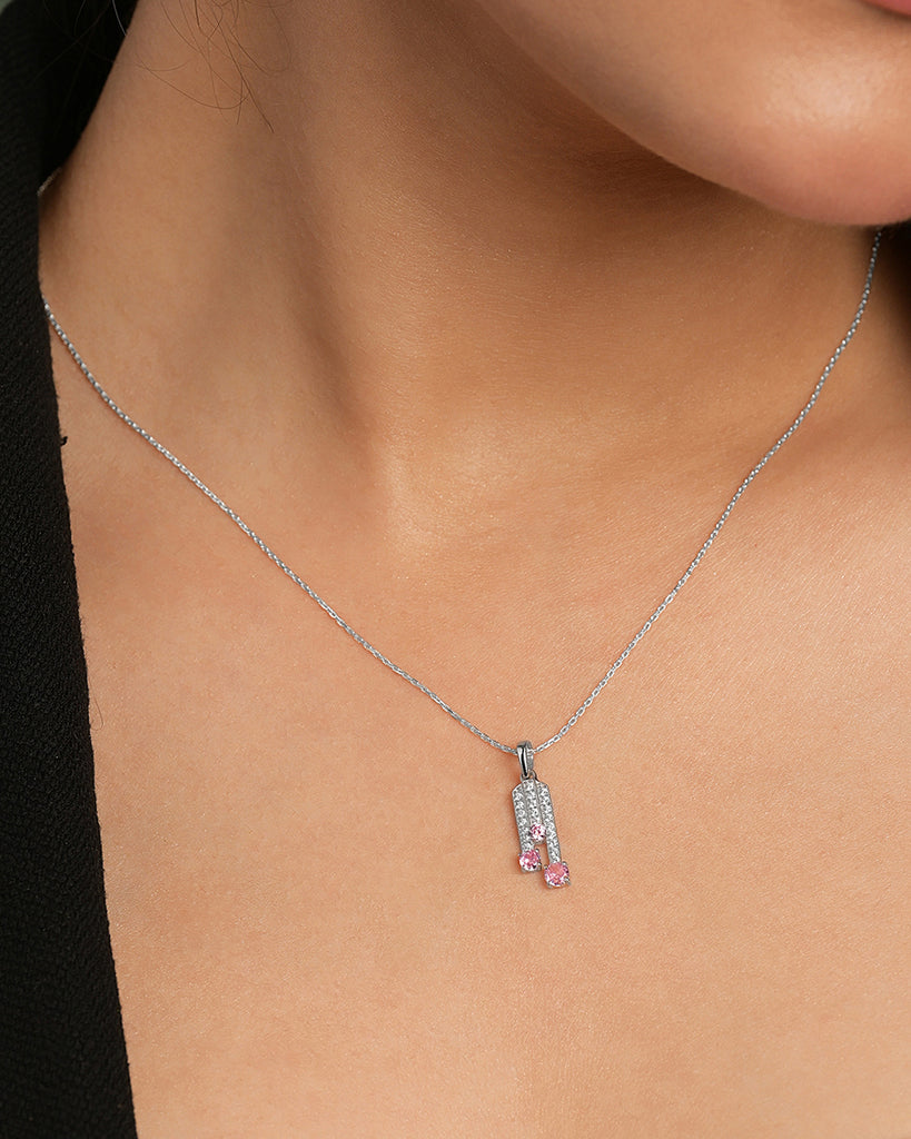 Silver Giada Pendant with Chain