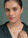 Silver Drishti Teardrop shaped Mangalsutra