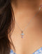 Silver Alessia Pendant with Chain