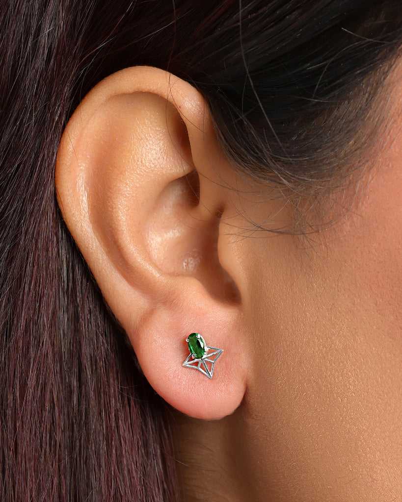 Silver Tosca Stud Earrings