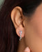 Silver Rosa Earrings