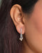 Silver Kara Pearl Drop Earrings