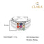 Silver Natural Certified Navaratna Stone Original 9 gems Ring for Men and Boys