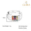 Silver Natural Certified Navratna Stone Nine Planets Ring for Men and Boys