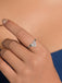 Silver Milano Chevron Ring