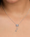 Silver Merola Pendant with Chain