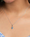 Silver Freni Sky Blue Pendant with Chain