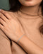 Silver Slim Tennis 2mm Bracelet
