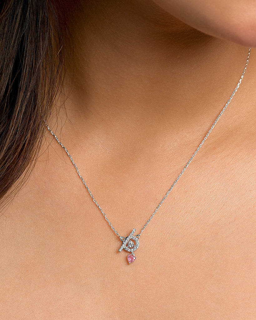 Silver Terza Pendant with Chain