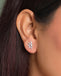Silver Imelda Stud Earrings