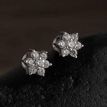 Silver Star Earring