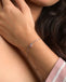 Silver Toi et Moi Solitaire Bracelet