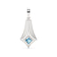 Silver Hagen Men Pendant Necklace with Chain or without Chain