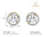 CLARA 925 Sterling Silver Talia Earrings with Screw Back 