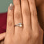 Silver Gilda Real Pearl Size Adjustable Ring