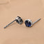 CLARA 925 Sterling Silver Royal Blue Studs Earrings Gift for Kids Girls 