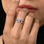 Silver Anya Solitaire Promise Ring