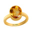 Certified Citrine Sunehla Elegant Panchdhatu Ring 8.3cts or 9.25ratti