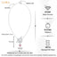 Silver Terza Pendant with Chain