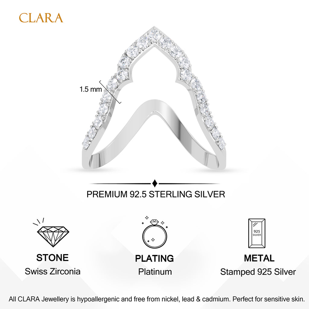 Silver Cortina Vanki Ring