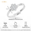 Silver Turin Step Ring